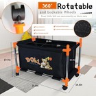 Storage Bin With Wheels  Plush Toy Storage Organizer     A Toy Box For Living Room