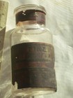 Vintage Glass American Preserves Paper Label  Black Berry Jelly Canning Jar