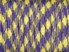 7 Strand Core 550lb Paracord Parachute Type Iii-100ft  purple Yellow 41     Cord