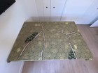 Cigar Box Battle Mat - 4 x6  Grassland With Roads  104 