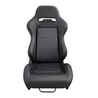 2 X Tanaka Perforated Pvc Leather Racing Seats Reclinable   Sliders For Jeep