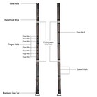 F Key - Bamboo Xiao Handmade Professional 8 Holes Zizhu Vertical Xiao Flute P   