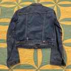 Vtg Maverick Blue Bell 70s Denim Trucker Jacket 3-pocket Selvedge Size 16 As-is