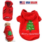 Pet Warm Dog Jacket Coat Christmas Puppy Clothes Winter Sweater Apparel Shirt