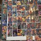 1995 Marvel Masterpieces - Emotion Signature Series Canvas Fleer Lot Of 172 Gold