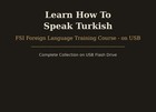Learn To Speak Turkish Language Fsi Training Course Mp3 Audio Pdf On Usb