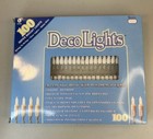 Darice Decolights Christmas wedding Super Bright 100 Clear Bulbs white Wire