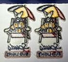 Lot Of 2 Vintage Bud Light Spuds Mackenzie Dog Beer Mascot Patch 3  Iron On