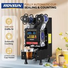 Rovsun Cup Sealing Machine  Fully Automatic Cup Sealer Machine 500-650 Cups h