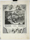  l eunuque De La R de Candace Baptise Par S  Philippe  1730 Etched Engraving
