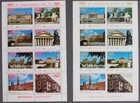 Yemen 1971 Olympics  Xf Perf imperf Mnh    Sheets  Sports Buildings Architecture