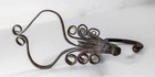 Antique 18 19th C  Handwrought Blacksmith Made Hanging Betty Lamp Hook Spike
