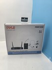 Pyle Compact Uhf Wireless Microphone System - Pro Portable 1 Channel Desktop Dig
