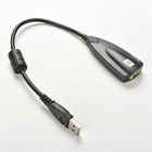 Usb Audio Adapter External Stereo Sound Card With 3 5mm Headphone And Mic