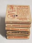 6 Vintage Arco Numbering Tacks Window Markers Hold - Tite