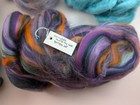 1 5 Pounds Spinning   Felting Wool Fiber Lot Dyed Merino Bamboo Silk