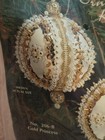 Sulyn Gold Princess Bead   Sequin Christmas Ornament Kit Nos New Vintage 