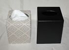 Umbra Black Recycled Plastic Tissue Box Cover Plastic 5  X 5  X 6  - New