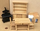 Dolls House 6 Piece Traditional Victorian Kitchen Set 1 12 Scale Miniature 5966