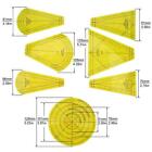 10pcs Diy Acrylic Patchwork Templates Sewing Quilting Cutting Craft Ruler Set Us
