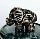 Antique 925 Sterling Silver Indian Elephant Figurine With Weighting