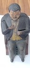 Antique Tammany Cast Iron Mechanical Bank Original Paint 1873 J e Stevens