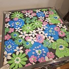 Vintage Luce Flower Power Groovy 70s Daisy Flowers Saratoga Storage Trunk - Look