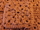 Lot Of 42  5  Granny Squares Rose Unfinished Acrylic Daisy Center