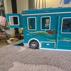 2008 Blue Breyer Horse Trailer Cruiser Rv Van Motorhome Toy