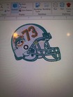 Miami Dolphins Helmet 1972-1973 Super Bowl Viii Embroidered Iron On Patch