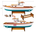 Sailingstory Wooden Classic Lobster Boat Model Boat Decor Ship Model Nautical   