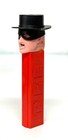 Vintage - Disney - Zorro - Red Stem - No Feet Pez Dispenser - Austria