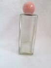 Vintage White Shoulders Cologne Evyan Glass Empty Bottle 8oz Rare Pink Lid