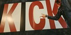 1987 Original Inxs  kick  Promo Double Album Flat  fold Over  24  X 12  Rare