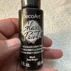 Decoart Glass Paint 2oz-black