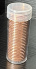 1 Tube Of 29 X 1 4 Oz   999 Copper Coin Ascension Islands Quarter Dollar