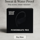 Beats By Dr  Dre Powerbeats Pro Wireless Bluetooth Earbuds Headphones Black Nib