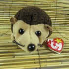 Ty Prickles Hedgehog Beanie Baby Collection Brown 6  Bean Bag Plush