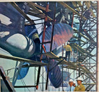 1965 Avondale Shipyards New Orleans Print Ad 13 x10  Giant Propeller