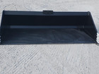 74  Skid Steer Severe Duty Low Profile Smooth Bucket Fits Skid Steer Loader Qa