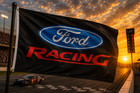Ford Racing Black Flag 3x5 Ft Banner Garage Wall Banner New Free Shipping