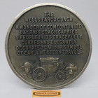 1972 Wells Fargo Coach Longines-wittnauer Sterling Silver Medal 34 7 G   c51200