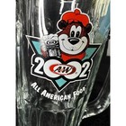 A w 2002 All-american Food Glass Root Beer Mugs 8 Inch Set Of 2 Vintage Rare