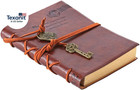 Leather Writing Journal Notebook  Classic Key Bound Retro Vintage Notebook Diary