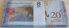 100 Pcs Of Venezuela 20 Soberano Bolivares 1 Bundle Banknotes 2018 Uncirculated