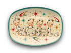 Noel Platter Holt Howard Vintage Inspired 1950s Christmas Plate Pixieware 50s 60