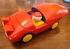 Vintage Ambi Toys Mystery Car Toy Car 1980   s Red Made In Holland