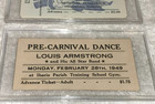 Louis Armstrong 1949 Jackie Wilson 1965 Rare Concert Tickets  Jazz Ephemera Usa