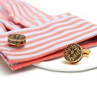 Pair Vintage French Mens Cufflinks Fligree Cuff Links For Men Formal Casual Wear