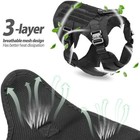 Tactical No Pull Dog Harness With Handle Military Working Dog Vest